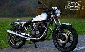 Honda CB400N de 1981 façon Scrambler
