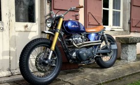Kawasaki W650 Préparation Tracker - Scrambler - Age of Glory - Egerie Moto