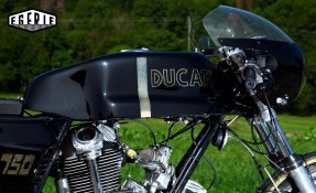 Ducati 750 GT 1972 Café Racer IMOLA - couple conique